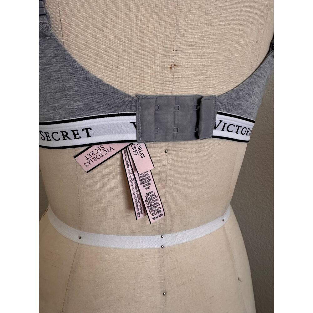 Victoria's Secret | NWT Lightly Lined Wireless Bra in Grey Heatehr size 32A - Picture 8 of 11